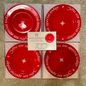 ‘You Are Special Today’ plate from the German Company Waechtersbach - 4 Plates